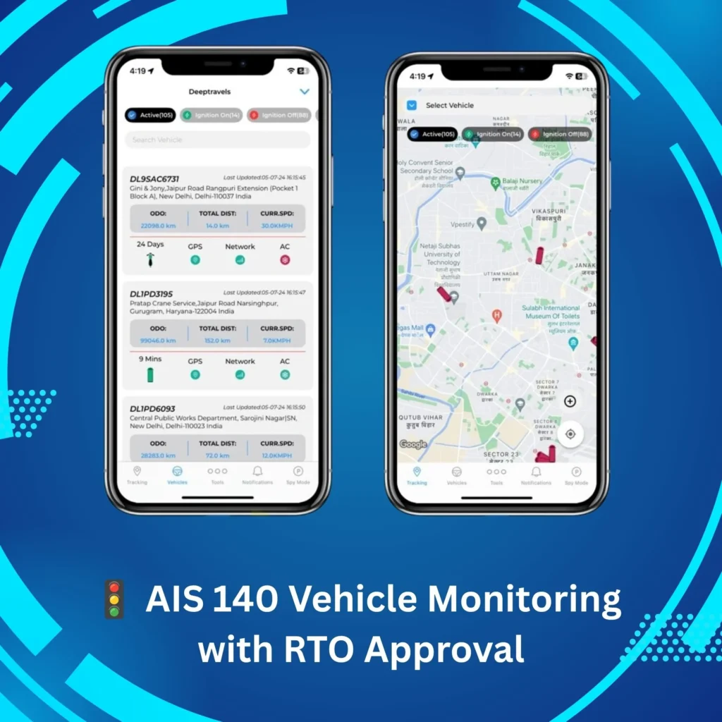 AIS 140 RTO Approved GPS Tracker for Commercial Vehicles