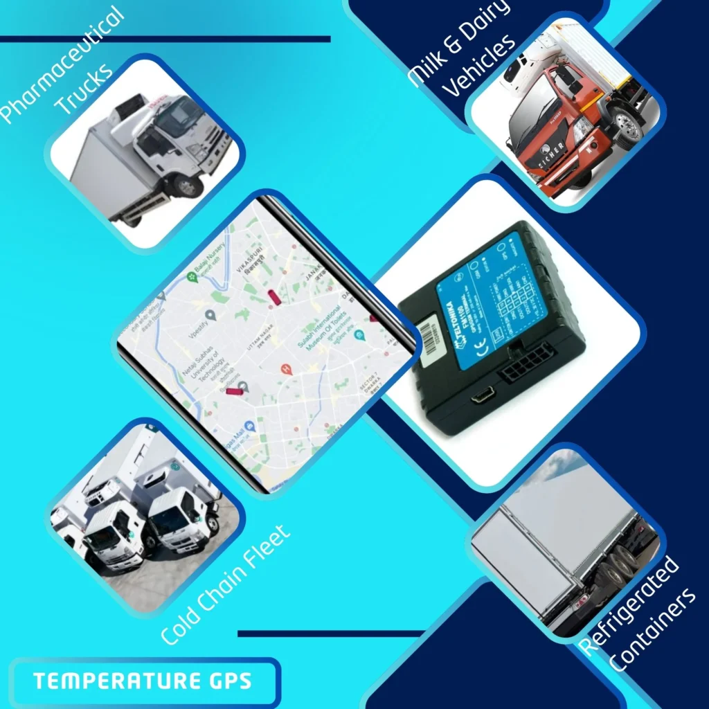 Temperature Monitoring GPS Tracker for Cold Chain Vehicles