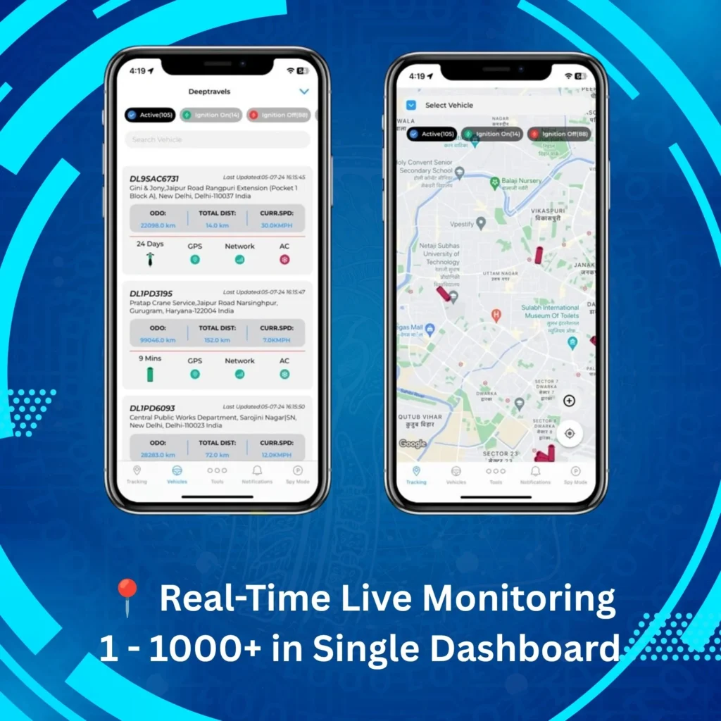 SPLAKDHN Premium Wired GPS Tracker with Remote Engine Immobilization | Live Vehicle Tracking Real-Time Wired GPS Tracker India for Vehicle Security