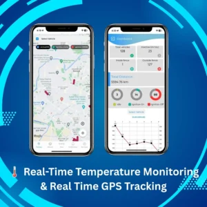 Refrigerated Truck GPS Tracker with Temperature Sensor