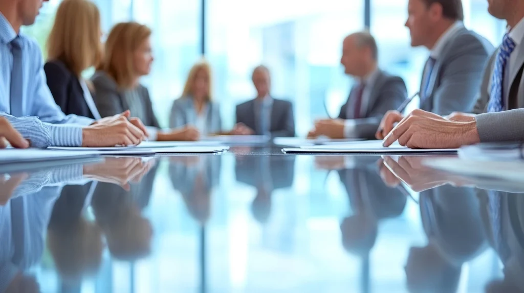 SPLAKDHN GPS corporate business meeting stock image