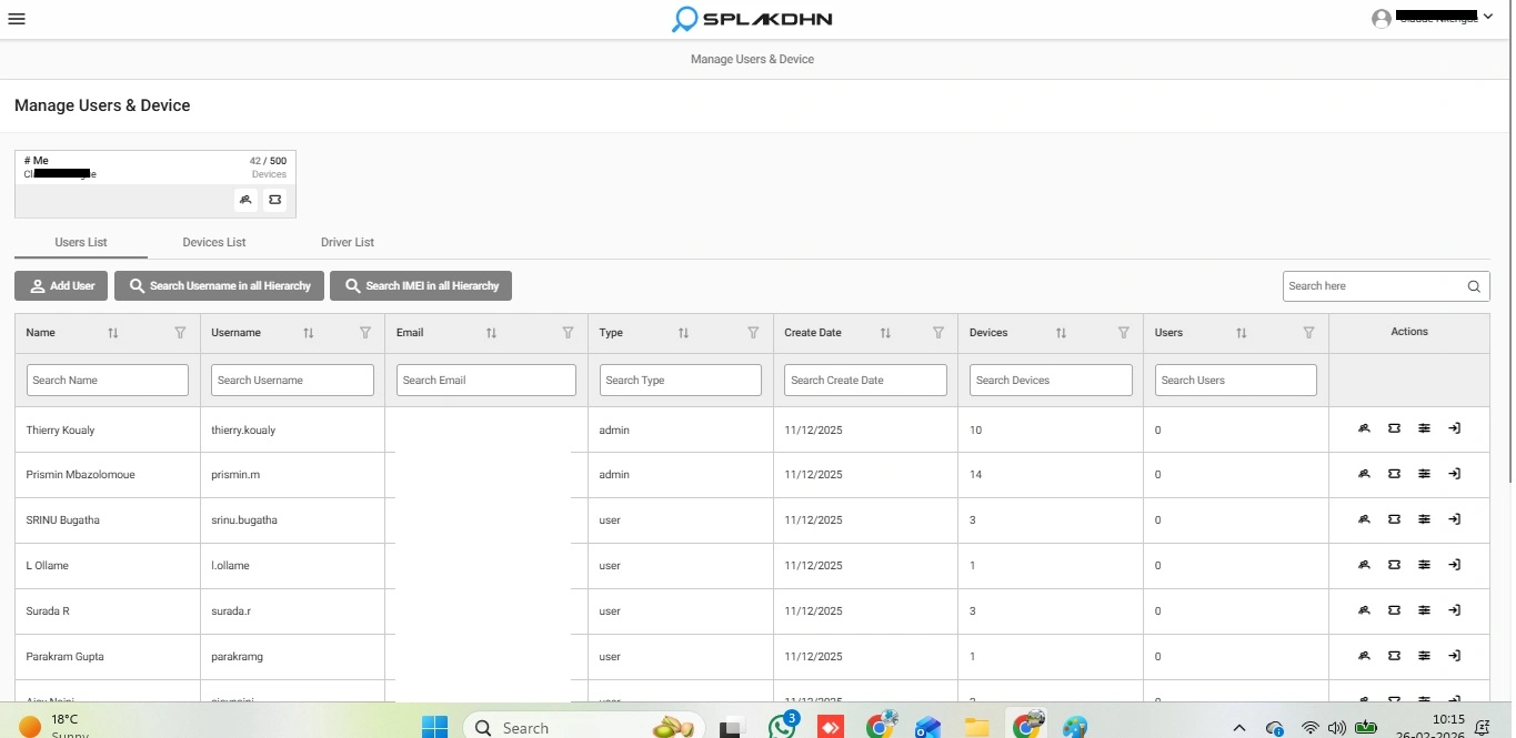 Corporate Solutions splakdhn gps command center dashboard