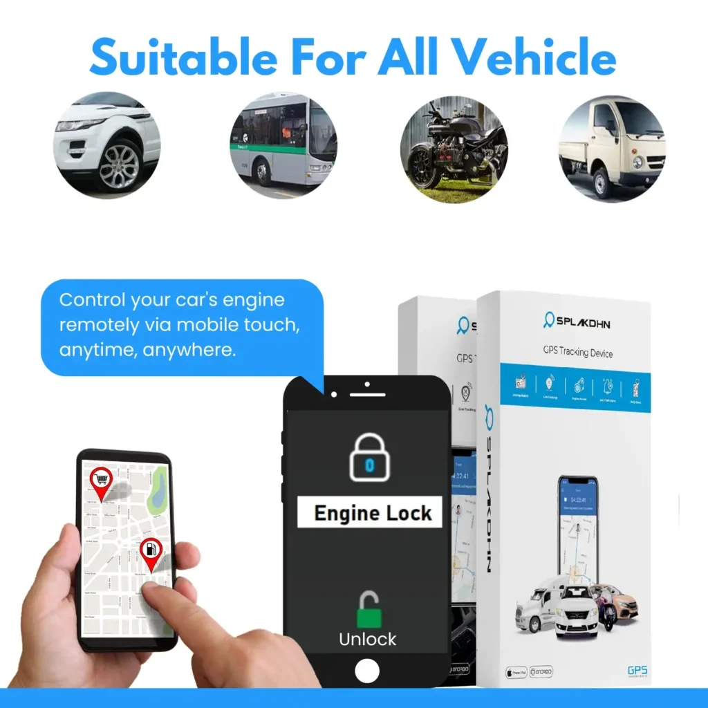 GPS Tracker for Delivery Bikes in India | Fleet Monitoring Solution by SPLAKDHN GPS SPLAKDHN GPS wired tracker professional installation inside vehicle