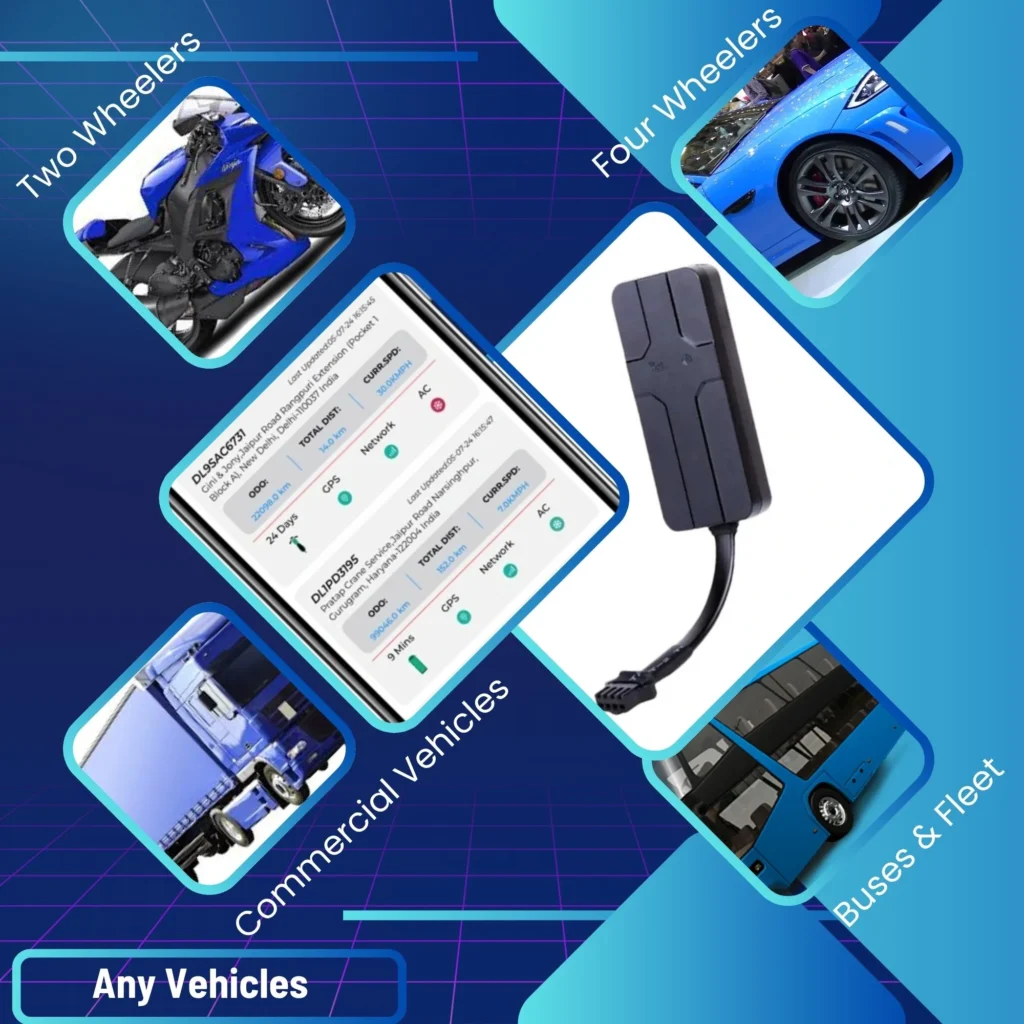 Wired GPS Tracker for Car Bike with Live Tracking