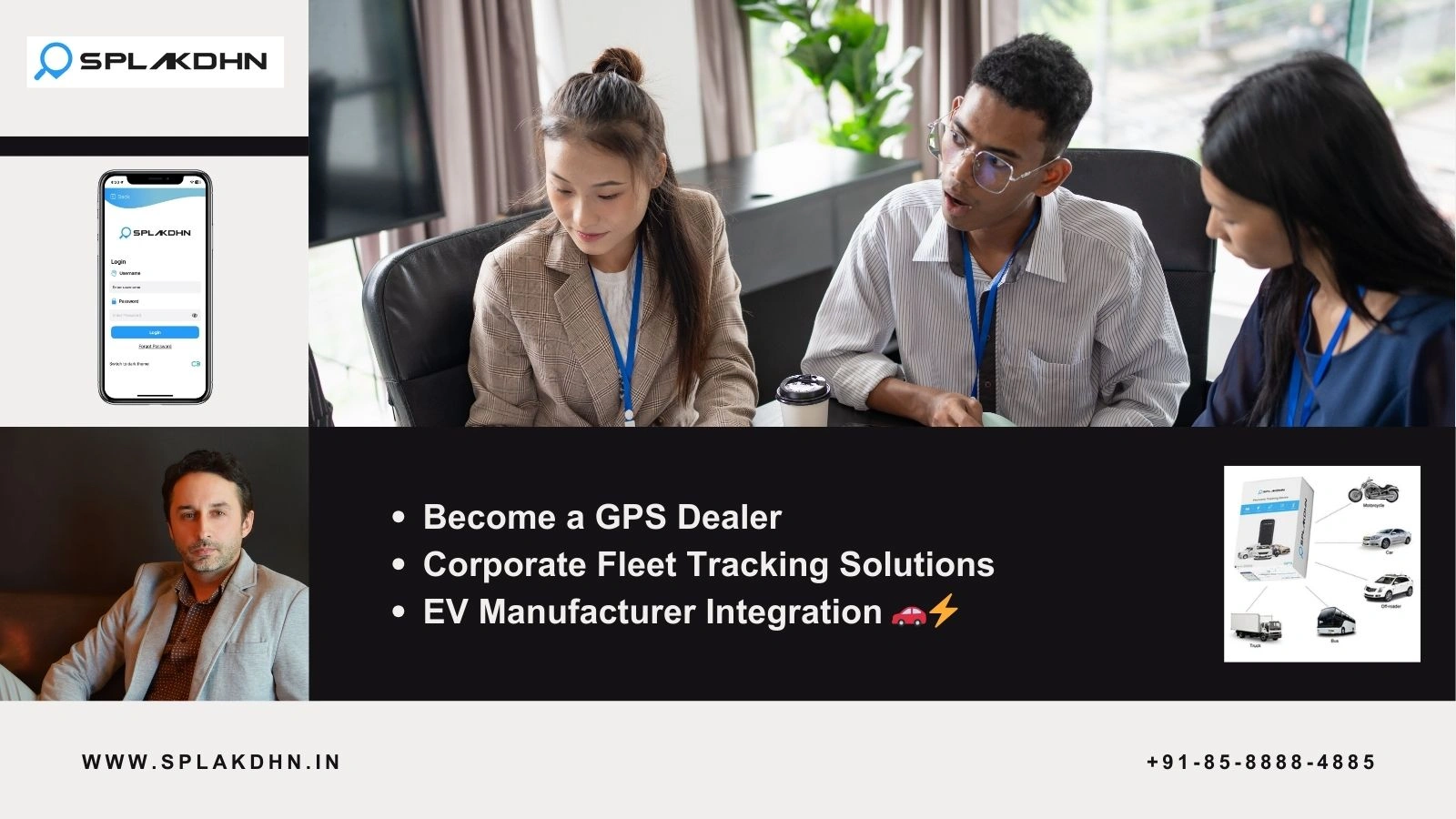 GPS dealership opportunity and corporate fleet tracking solutions