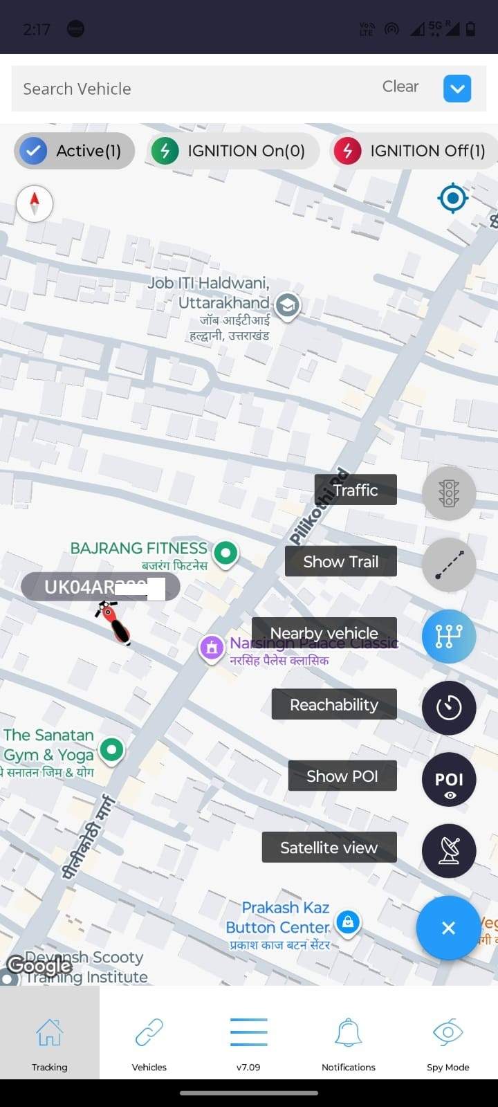 Bike GPS tracker installation in Haldwani Uttarakhand