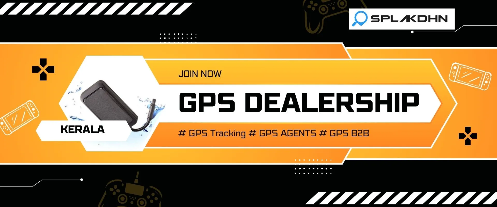 GPS Dealership Network & Vehicle Tracking Solutions in Kerala Kerala GPS dealership banner featuring GPS dealer branding.