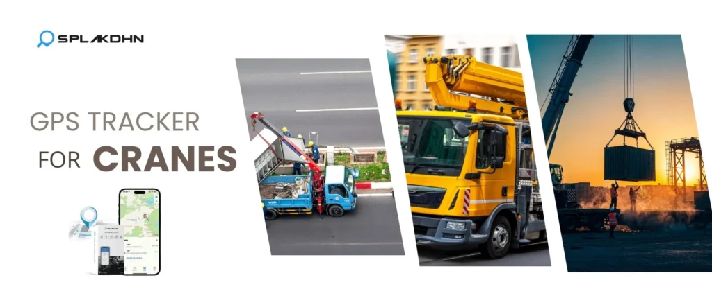 GPS tracking system for cranes and lifting equipment