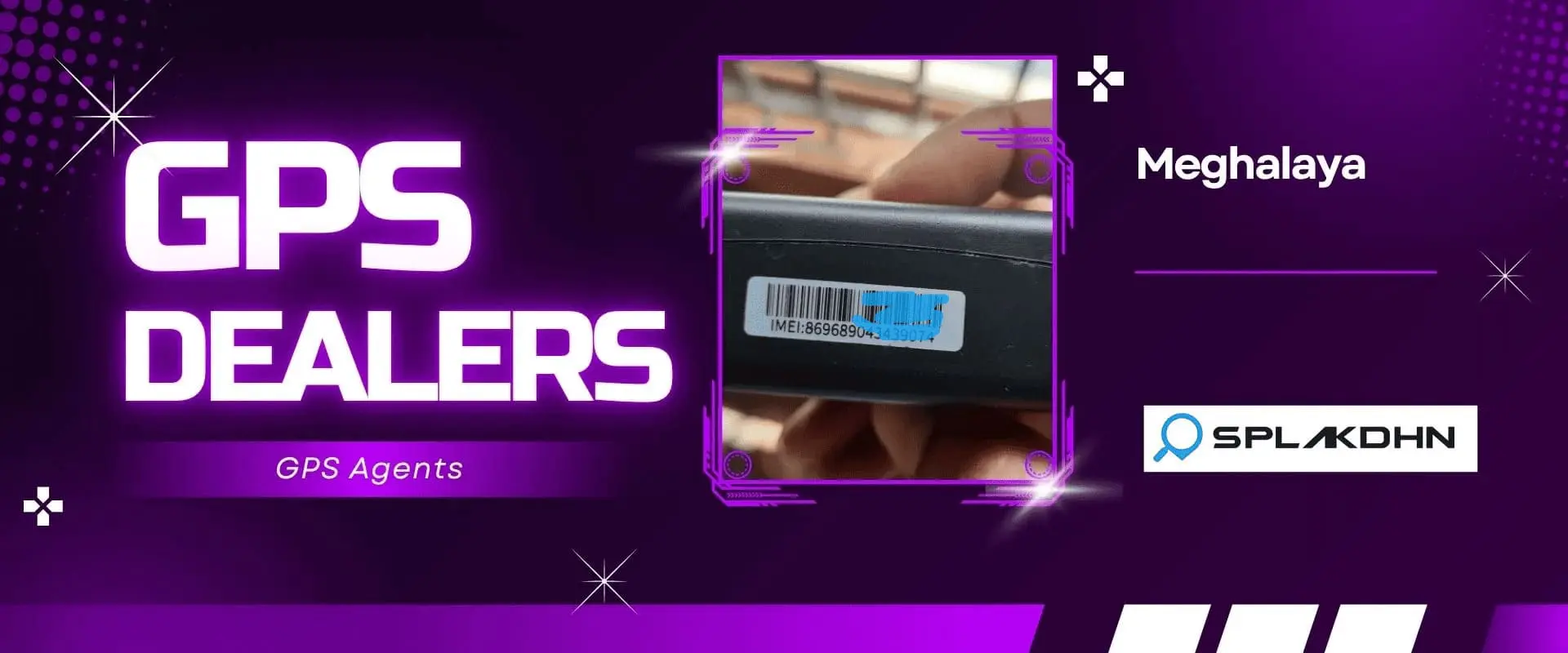 Buy Weather-Resistant GPS Trackers & Dashcams Online in Meghalaya | SPLAKDHN GPS Close-up of GPS tracking device for Meghalaya GPS dealership